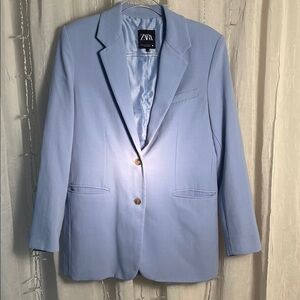 Zara Sky Blue Women's Sport Coat